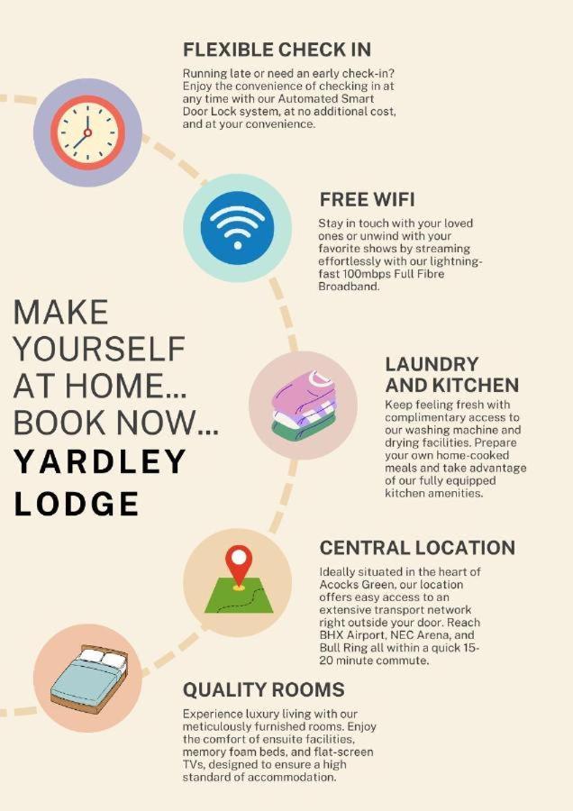 Yardley Lodge Бирмингам Екстериор снимка